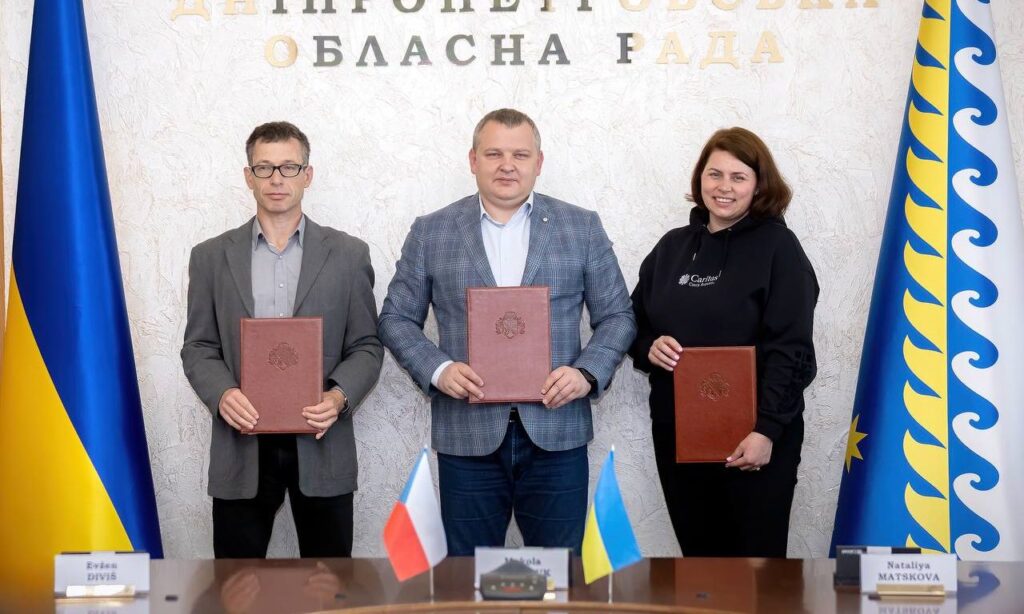 Співпраця Дніпропетровської обласної ради з Caritas Czech Republic дає нові